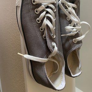 Dark gray Converse sneakers